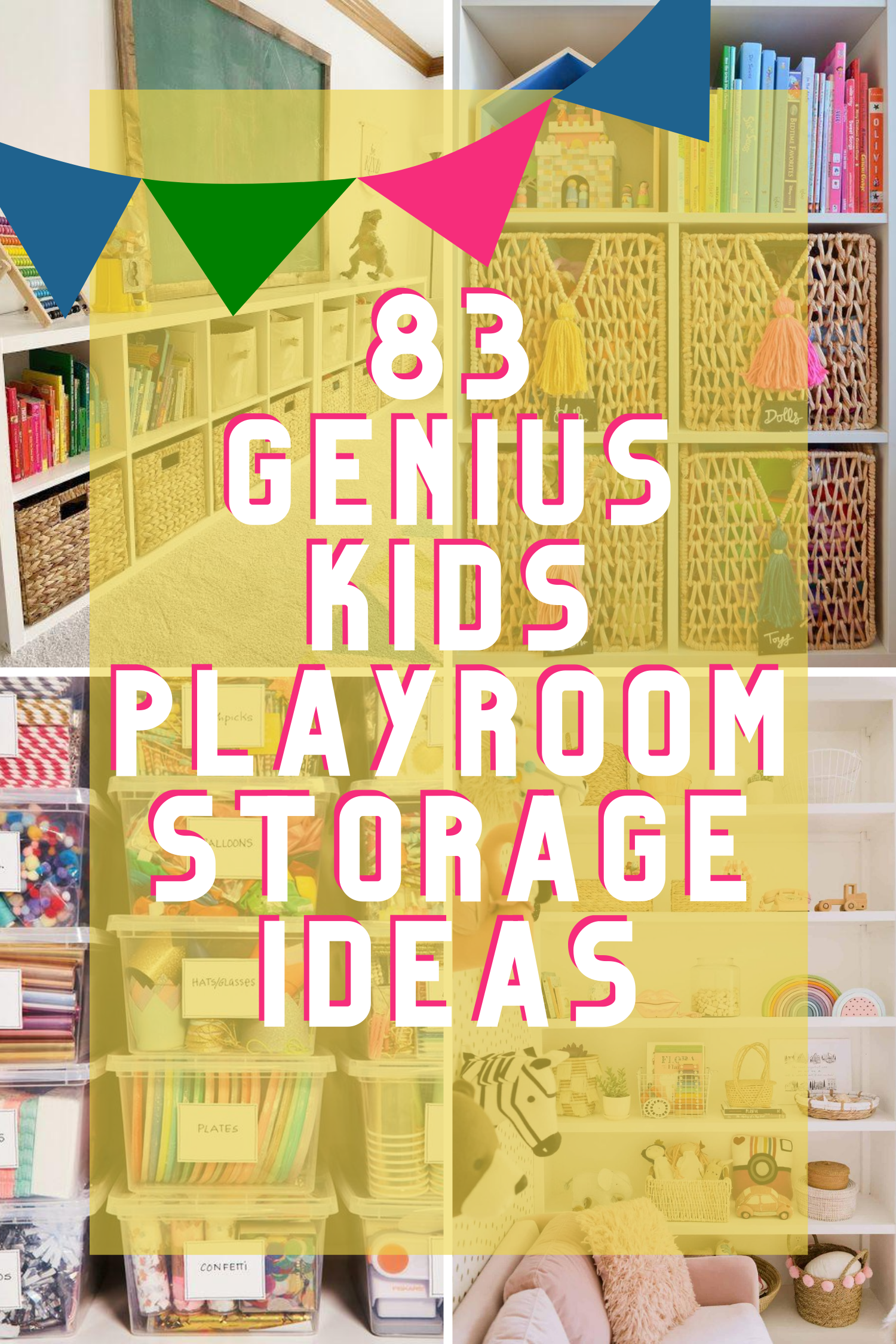 Kids Playroom Storage Ideas