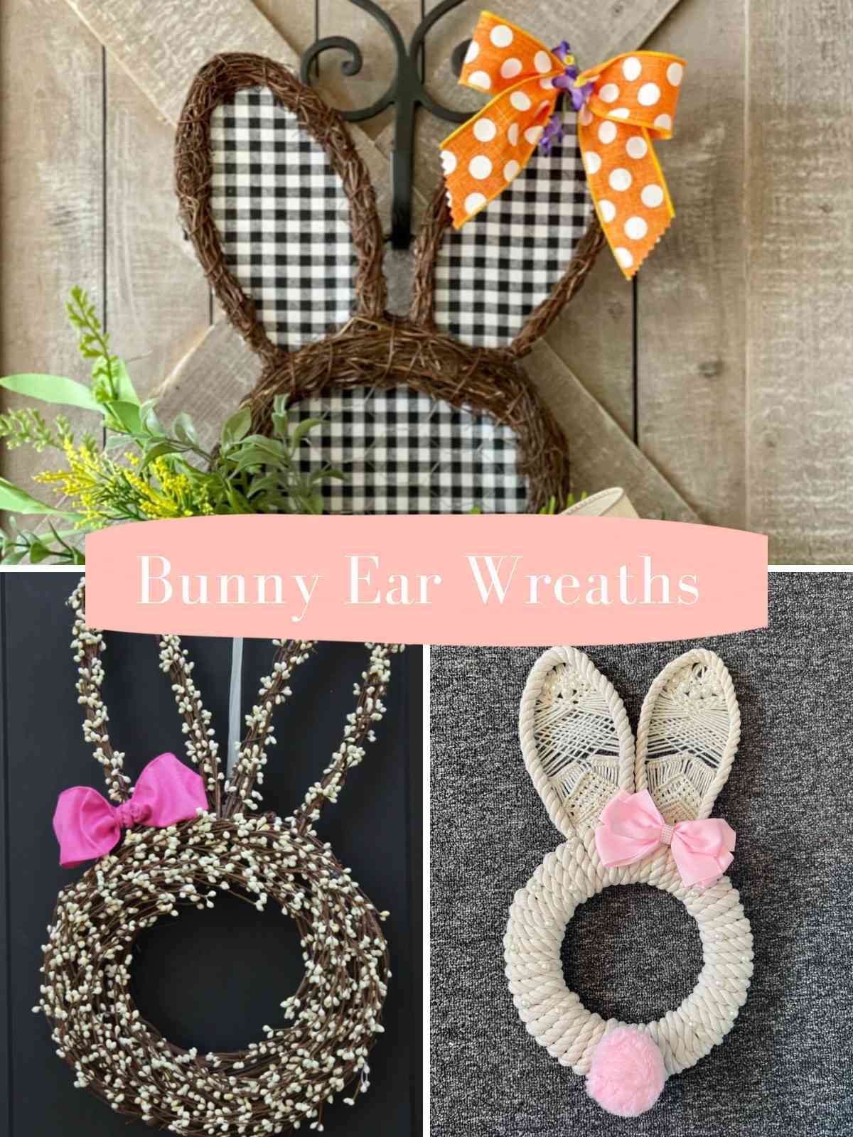 Bunny Ear Wreath Ideas