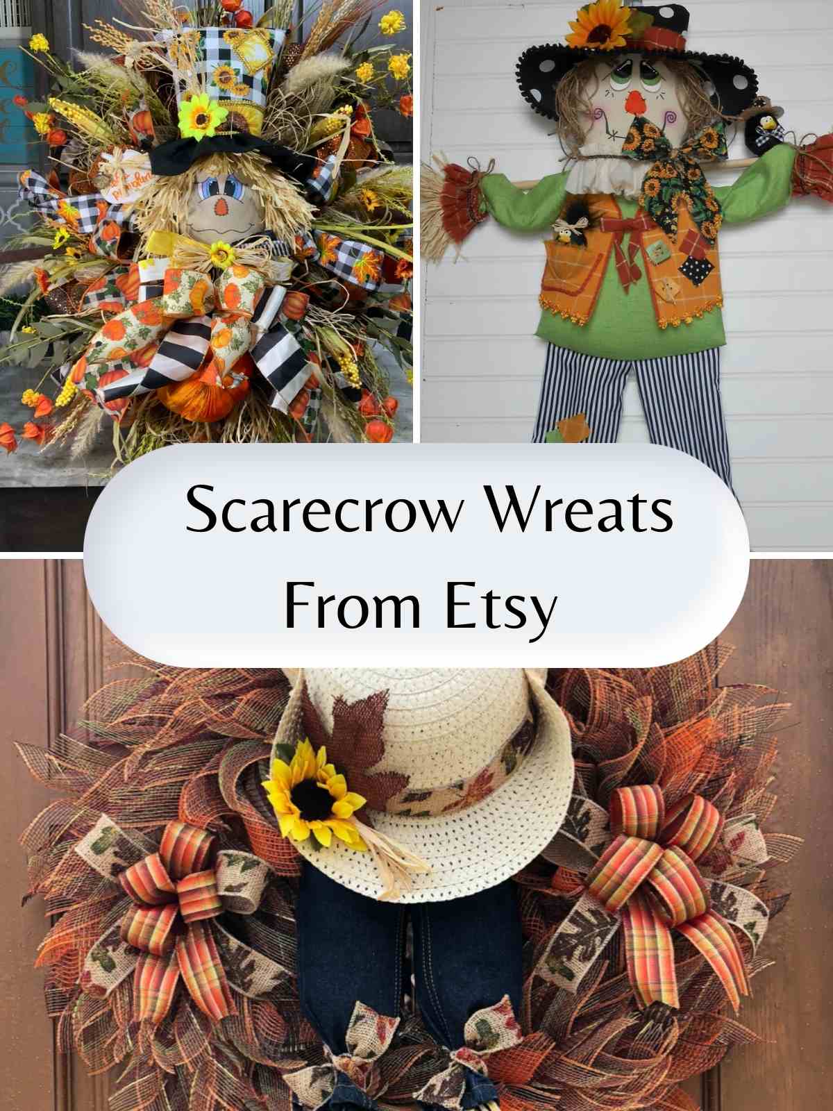 Scarecrow Wreaths to Buy