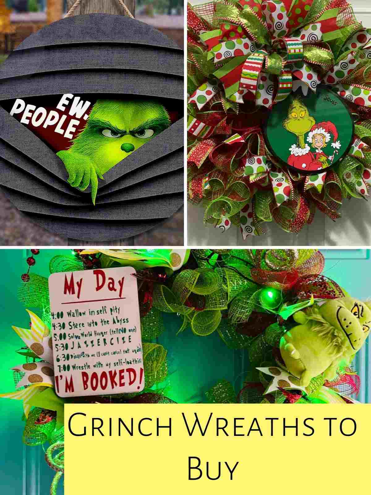 Grinch Wreaths to Buy