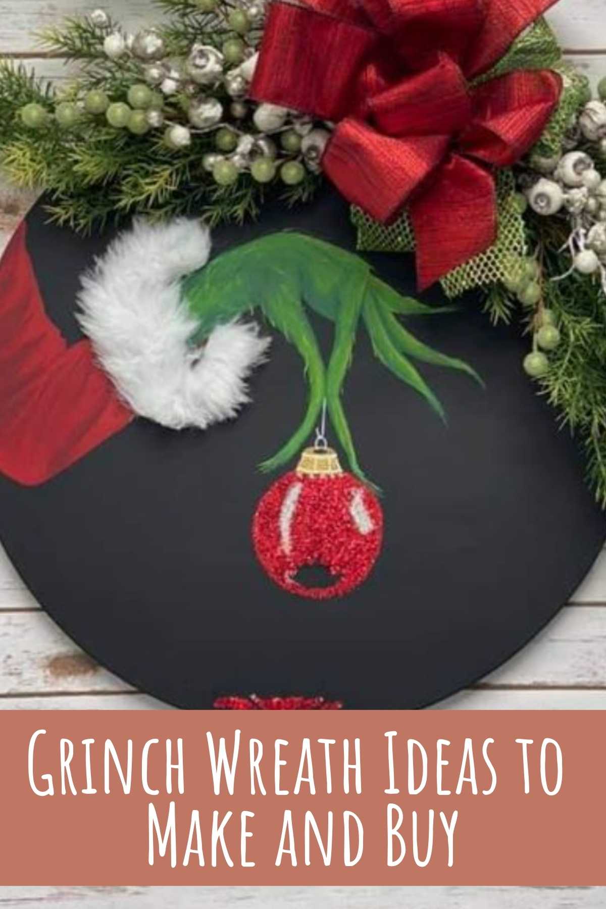 Grinch Wreath Ideas to Make and Buy