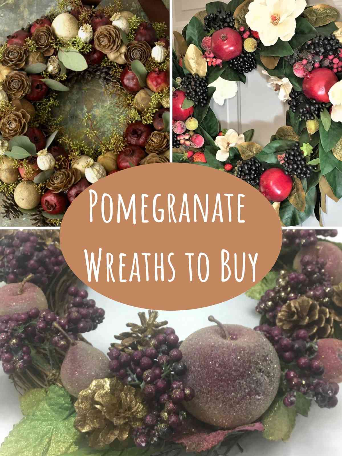 Pomegranate Wreaths to Buy