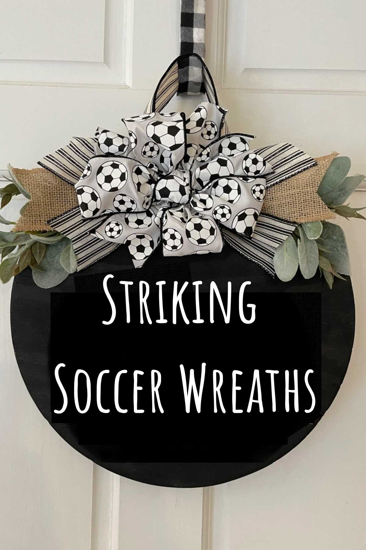 Striking Soccer Wreaths
