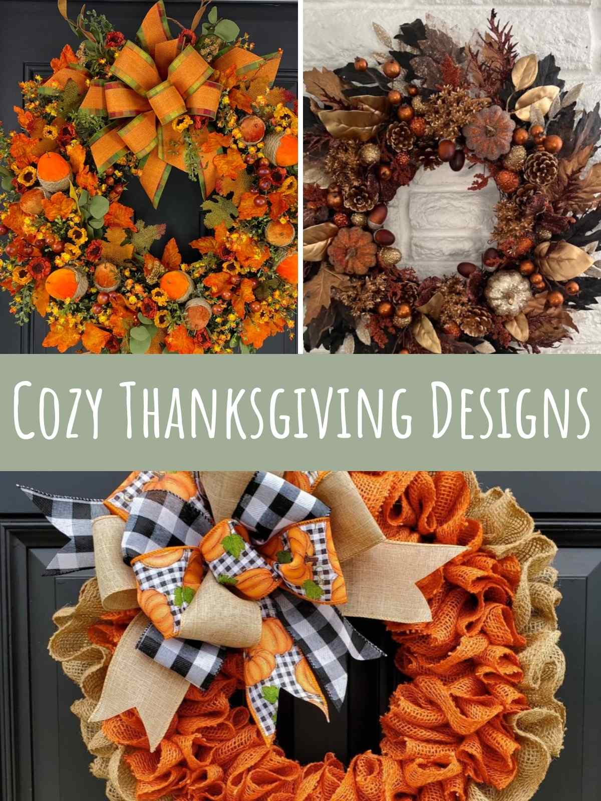 Cozy front door decor for fall 