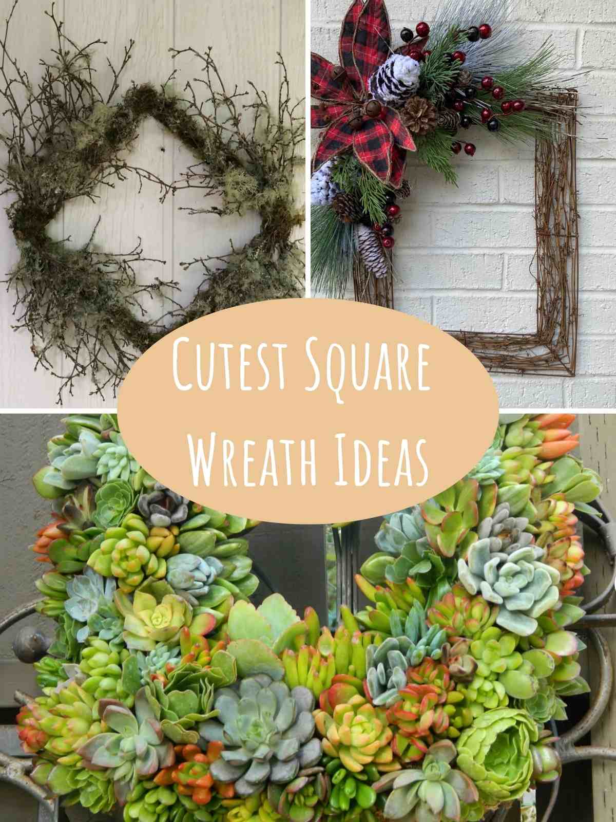 Cutest Square frames for wreaths