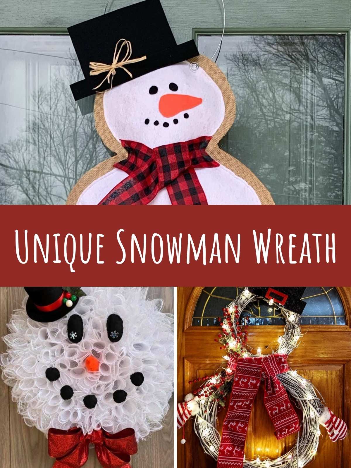 Cutest Snowman Wreath