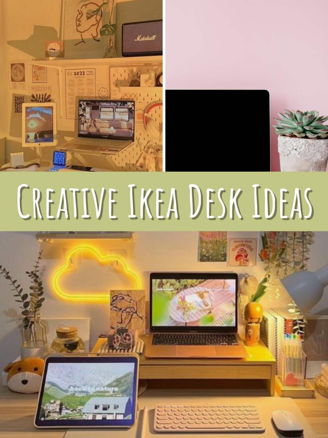 41+ Creative Ikea Desk Ideas For Home Office Ease – Pink Pop Design