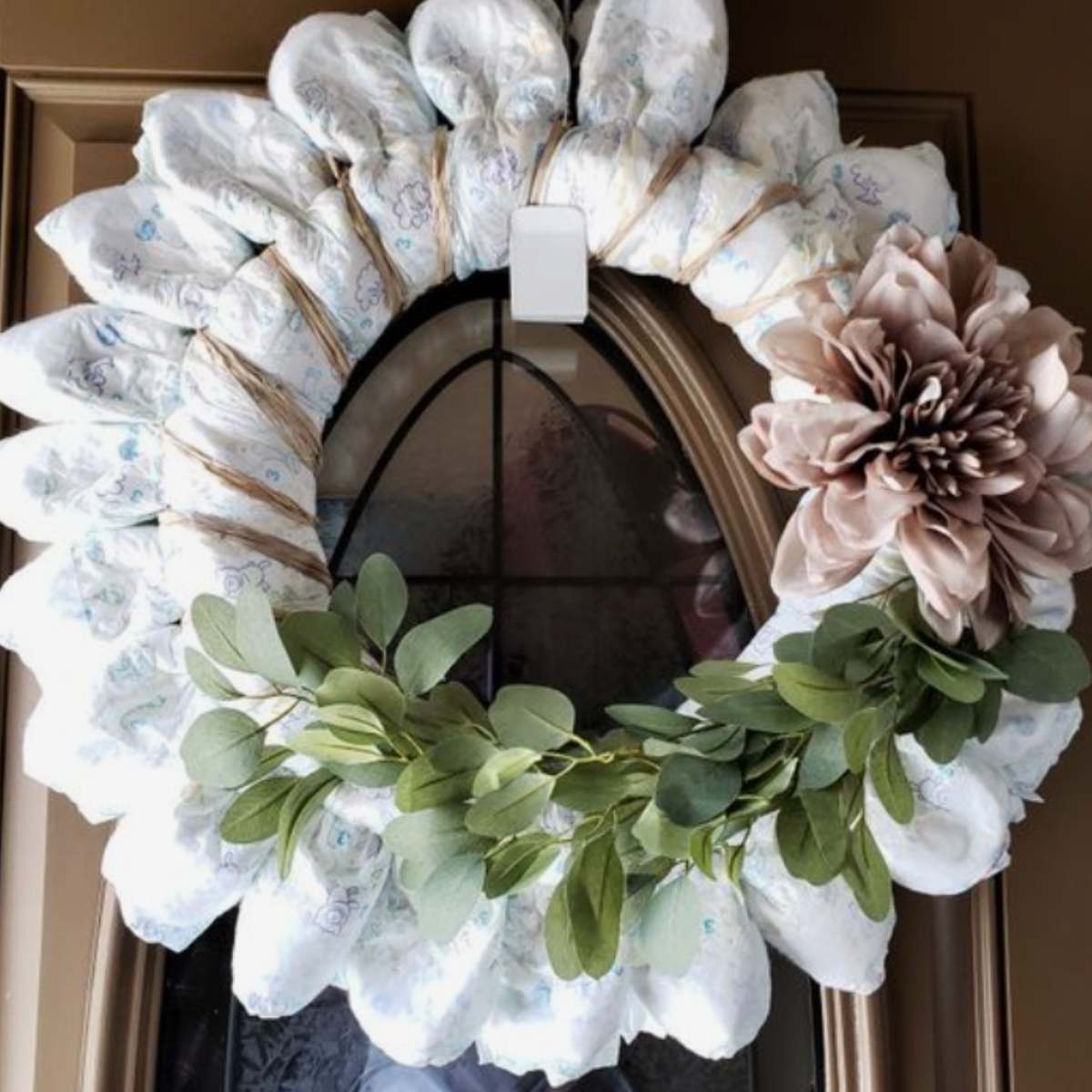 How to Make Diaper Wreaths
