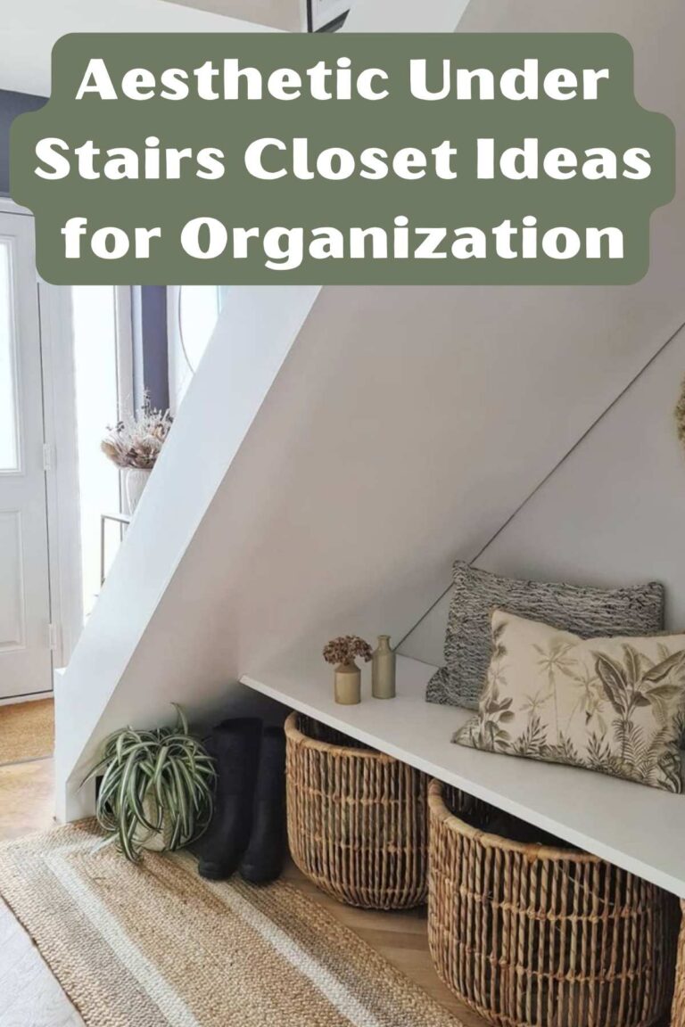 Aesthetic Under Stairs Closet Ideas for Organization – Pink Pop Design