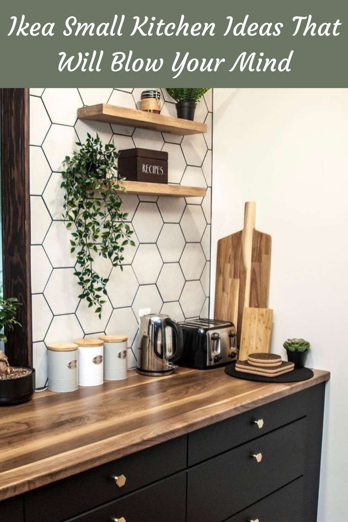 Ikea Small Kitchen Ideas That Will Blow Your Mind. Cute kitchen with plant.
