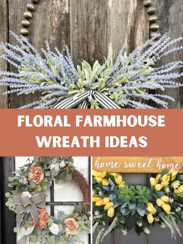 61 Adorable Farmhouse Wreath Ideas – Pink Pop Design