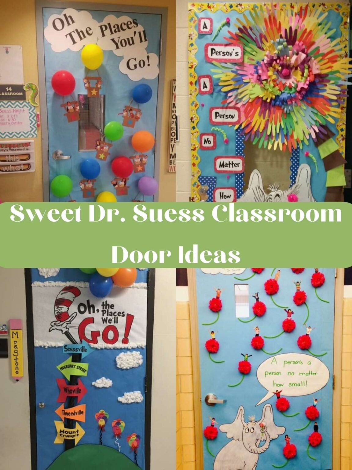Suess Classification 37 Creative Dr. Seuss Classroom Door Ideas – Pink Pop Design