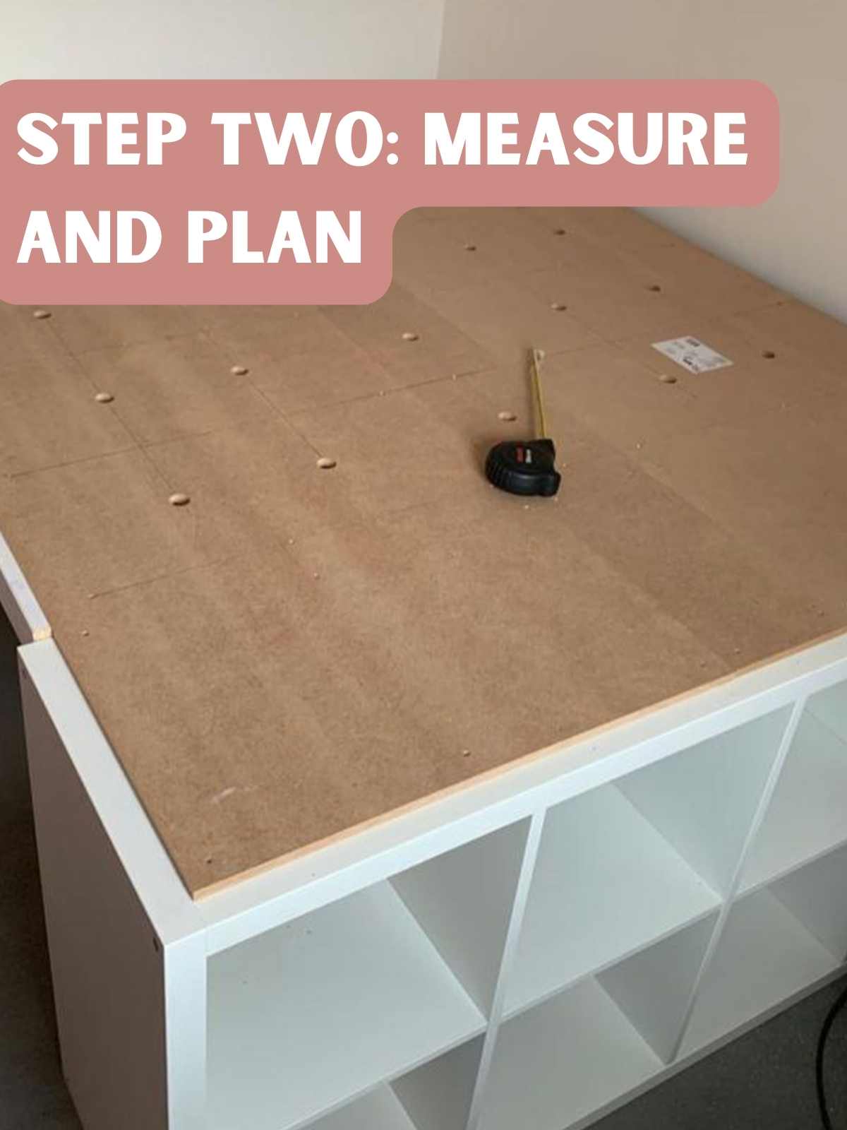 Photo of Kallax bed being made